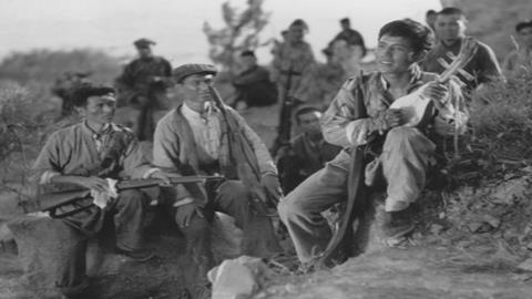 图片歌词学习—同志们的宿营地