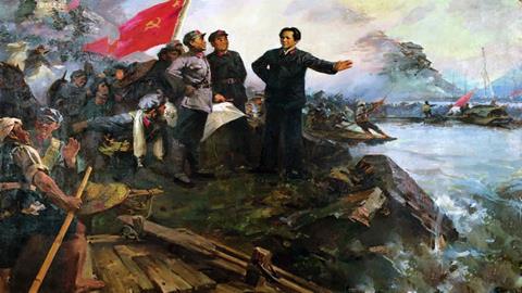 图片四渡赤水油画