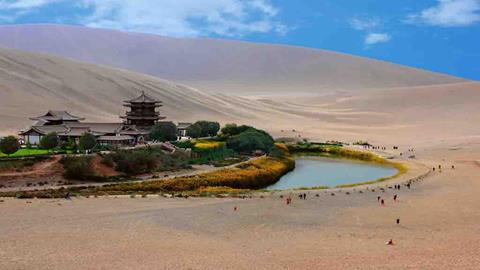 图片敦煌—月牙泉