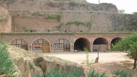 图片黄土高坡—窑洞