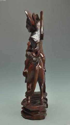 图片花木兰—木雕花木兰