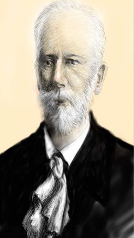 图片柴科夫斯基画像