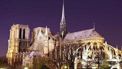 图片法国风景——天主教堂巴黎圣母院
