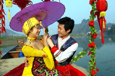 湖北民歌服装